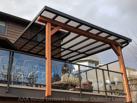 Modern Design and Functionality Come Together with Our Patio Roofs of Glass