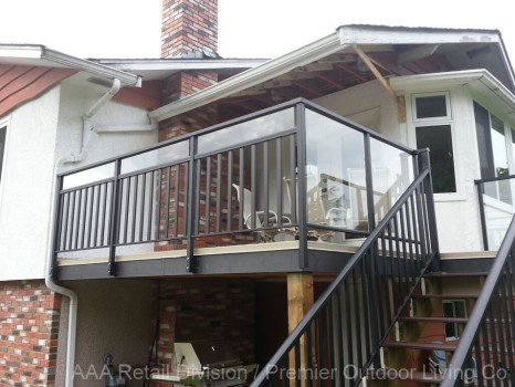 Add an Aluminum or Glass Railing to Your Deck for a Sleek and Modern Finish