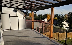 We Offer Peace of Mind With Your Aluminum Railings or Glass Deck Railing System